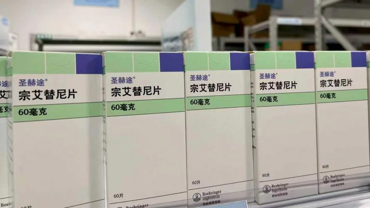 宗艾替尼药品包装和说明书特写